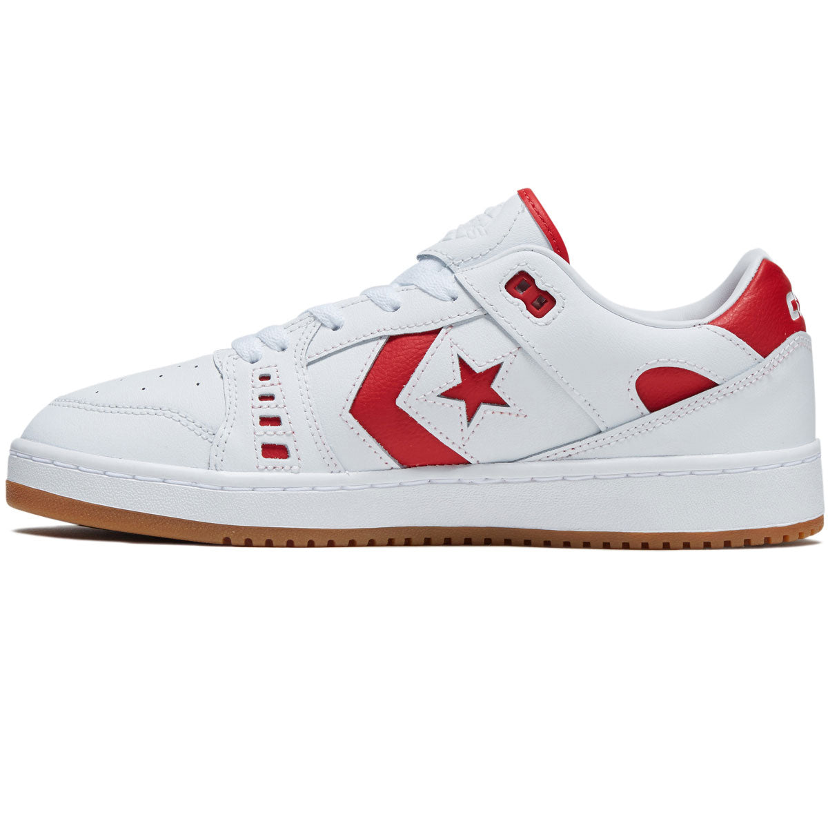 Converse AS-1 Pro Ox Shoes - White/Red/White image 2