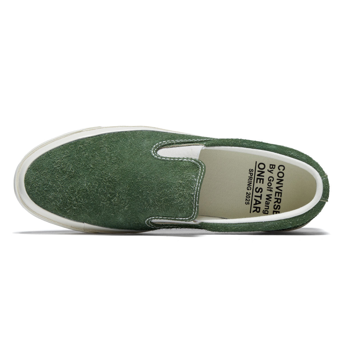 Converse x Golf Wang One Star CC Slip Shoes - Brush/Forest Elf/Egret image 3