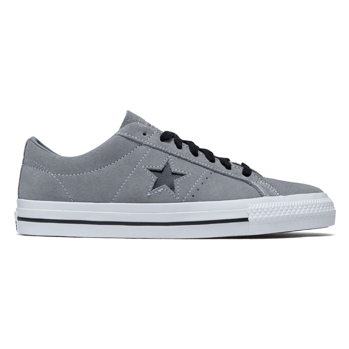 Converse One Star Pro Ox Shoes - Classic Grey/Black/White image 1