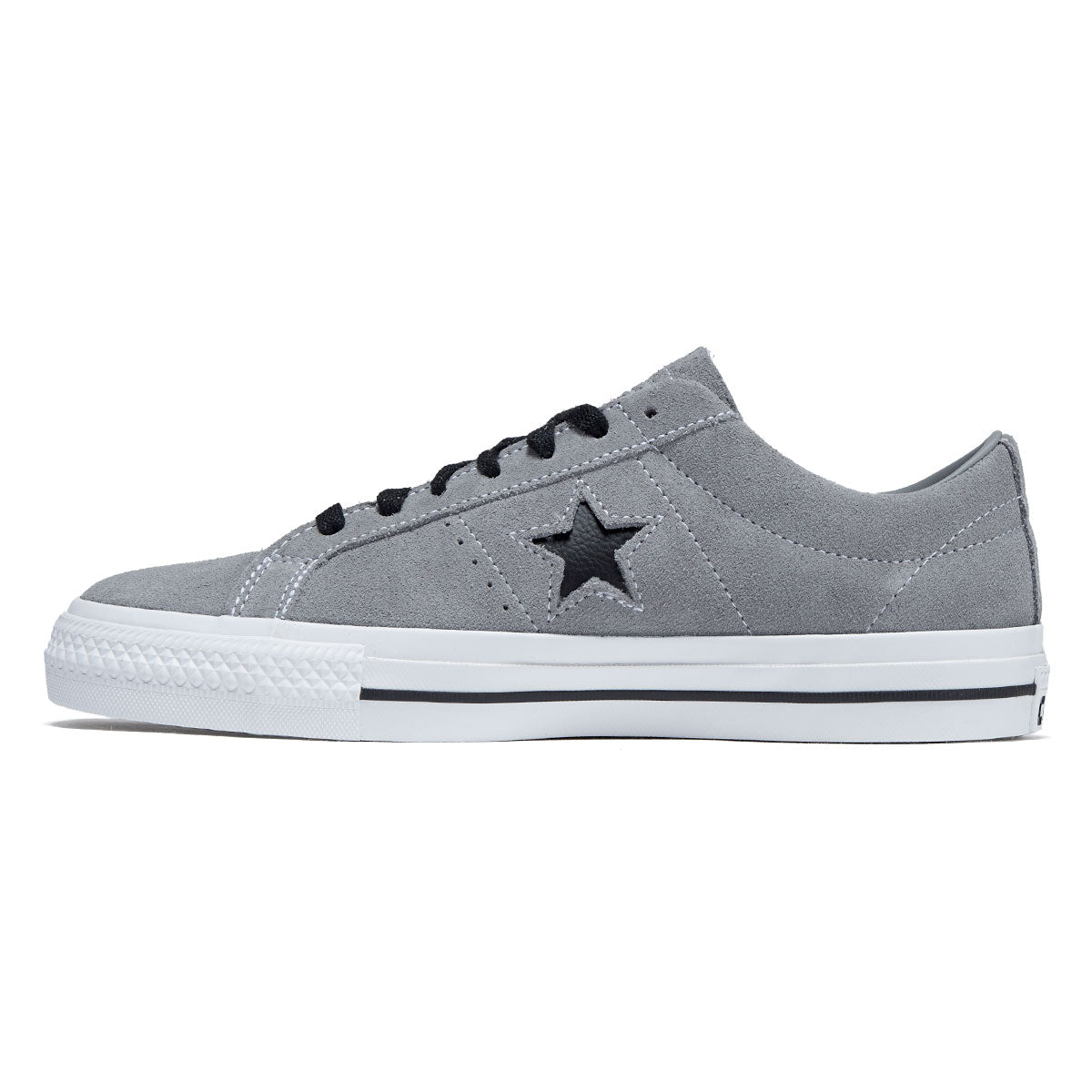 Converse One Star Pro Ox Shoes - Classic Grey/Black/White image 2