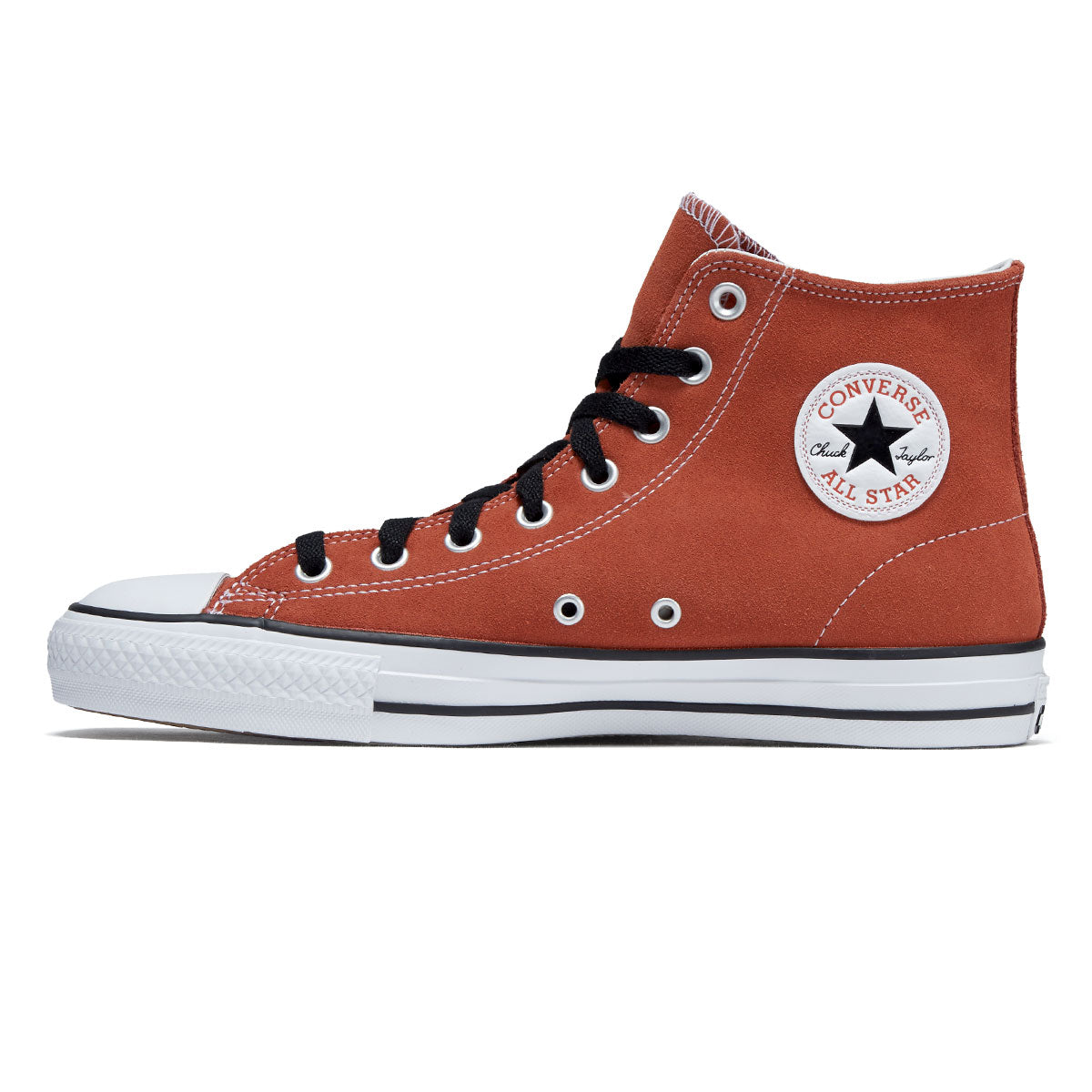 Converse Chuck Taylor All Star Pro Hi Shoes - Red Terracotta/Black/White image 2