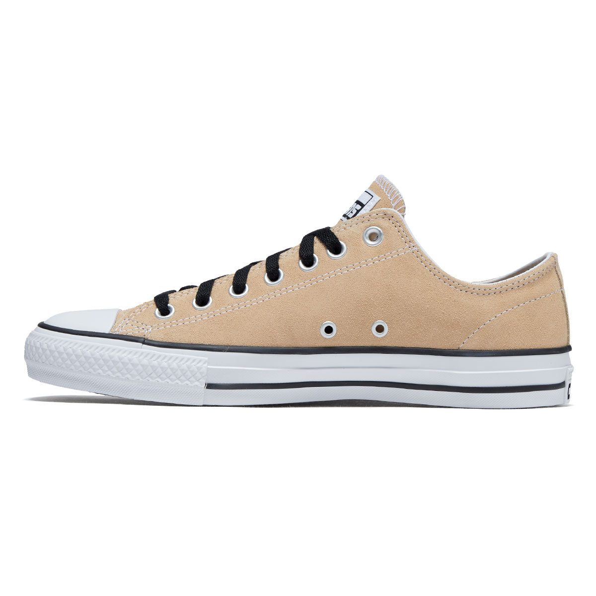 Converse Chuck Taylor All Star Pro Suede Ox Shoes - Coastal Dune/White/Black image 2
