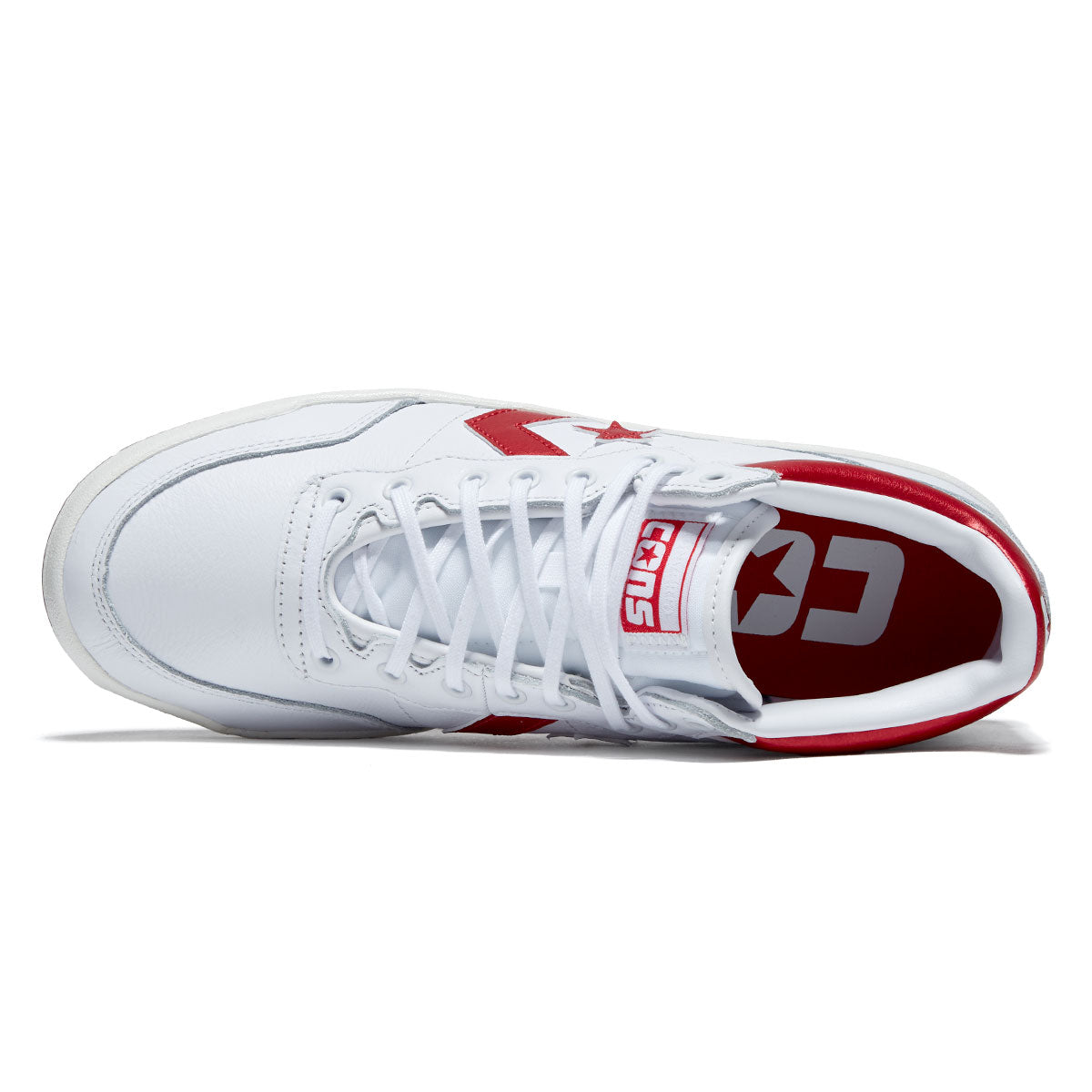 Converse Fastbreak Pro Mid Shoes - White/Red/Egret image 3