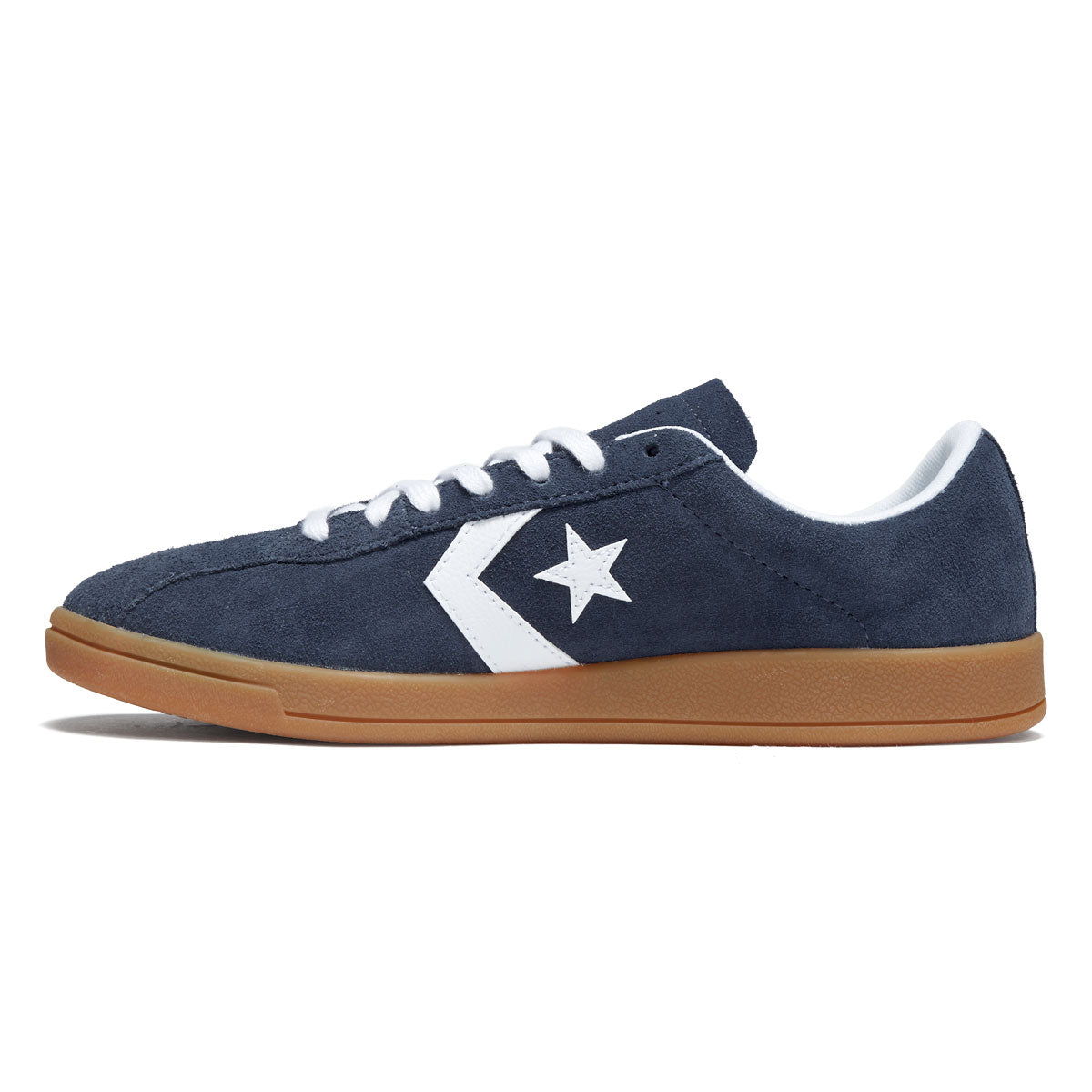 Converse All Star Classic Trainer Suede Ox Shoes - Navy/White/Gum image 2