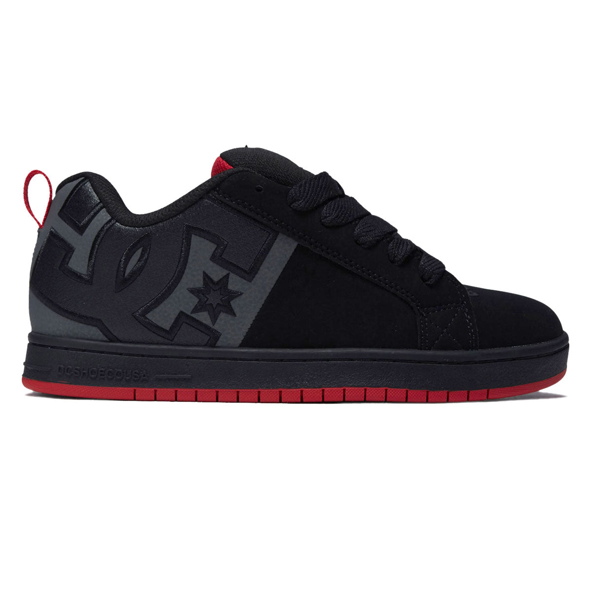 DC Court Graffik SQ Shoes - Black/Grey/Red image 1
