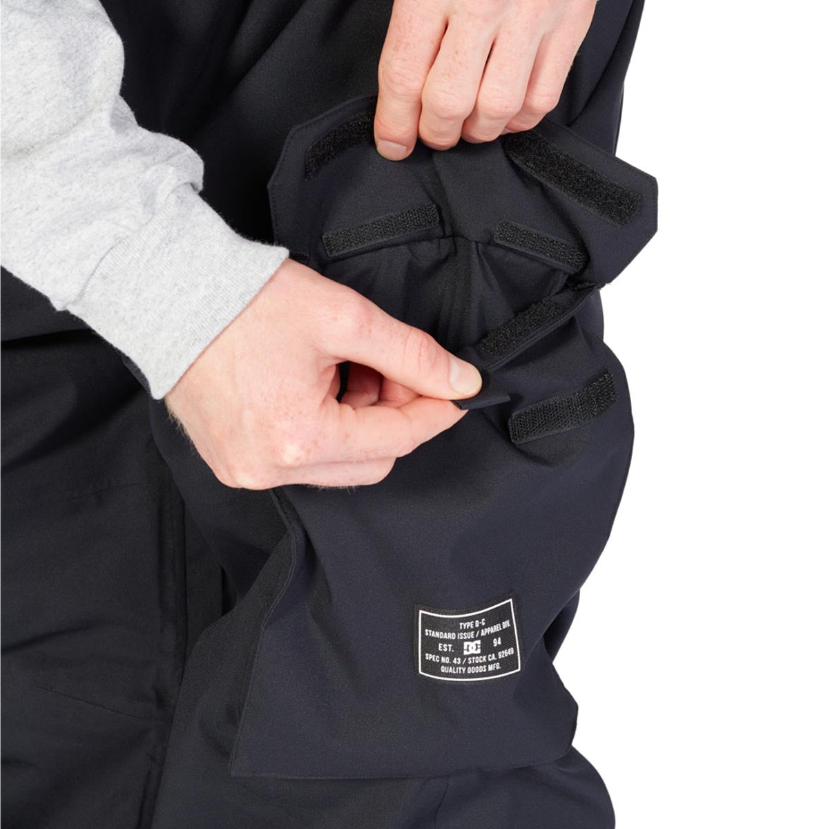 DC Brigade 45k 2024 Bib Snowboard Pants - Black image 4