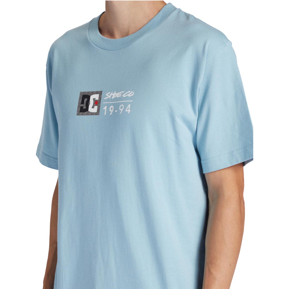 DC Split Star Hss T-Shirt - Forget Me Not/Greystone image 5