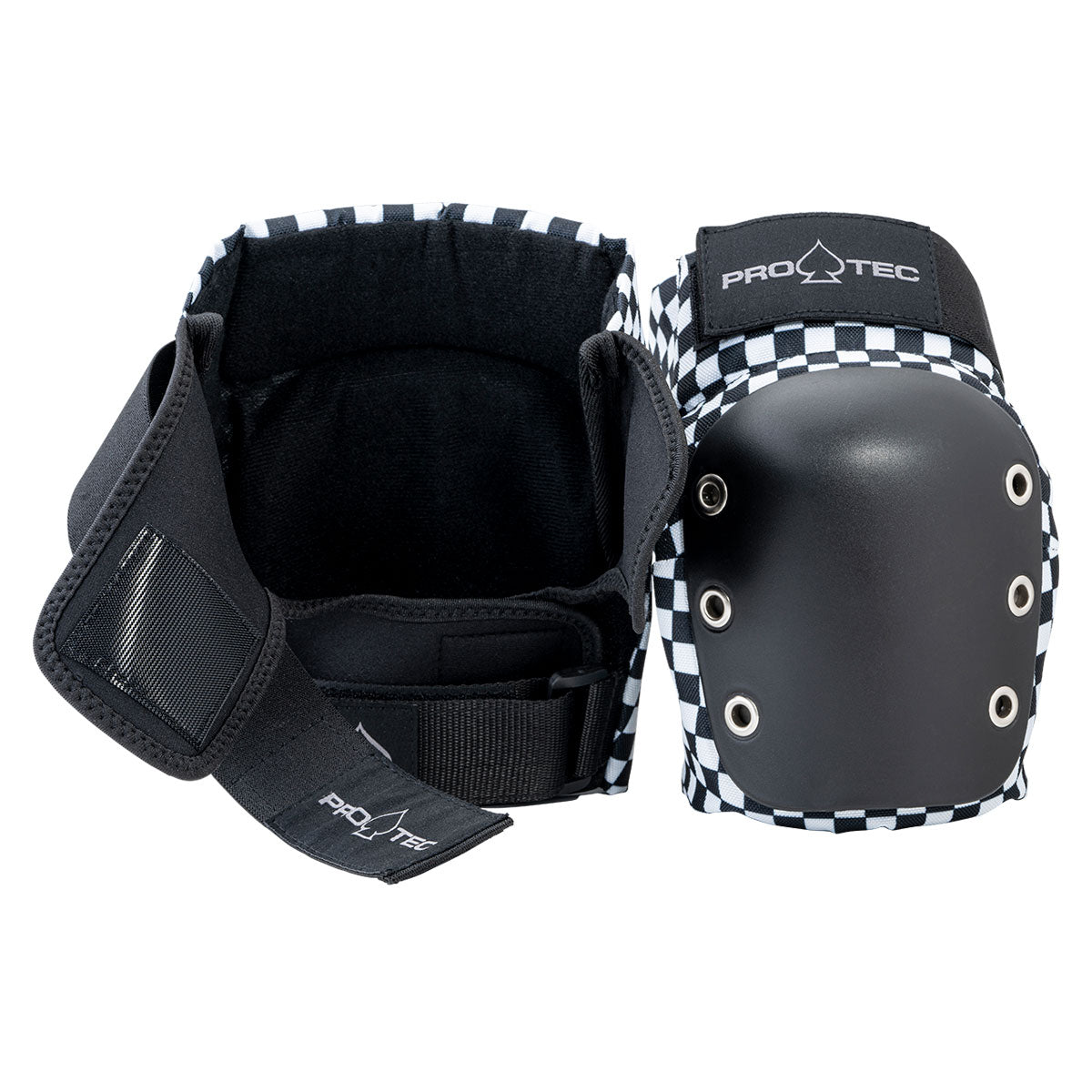 Pro-Tec Street Adult 3 Pack Open Back Set of Pads - Checker image 2