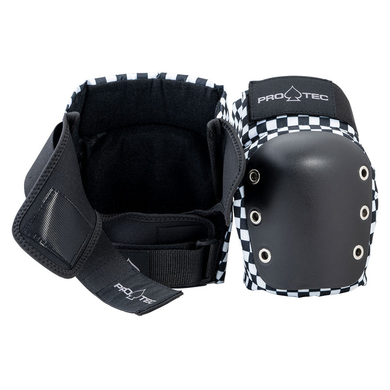 Pro-Tec Street Adult 3 Pack Open Back Set of Pads - Checker