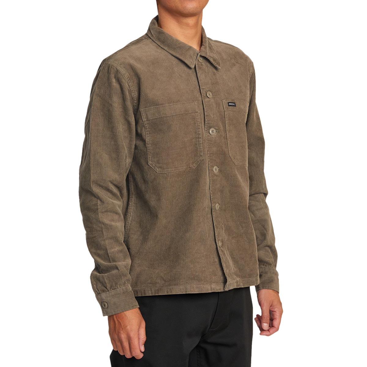 RVCA Americana Corduroy Over Shirt - Mushroom image 3
