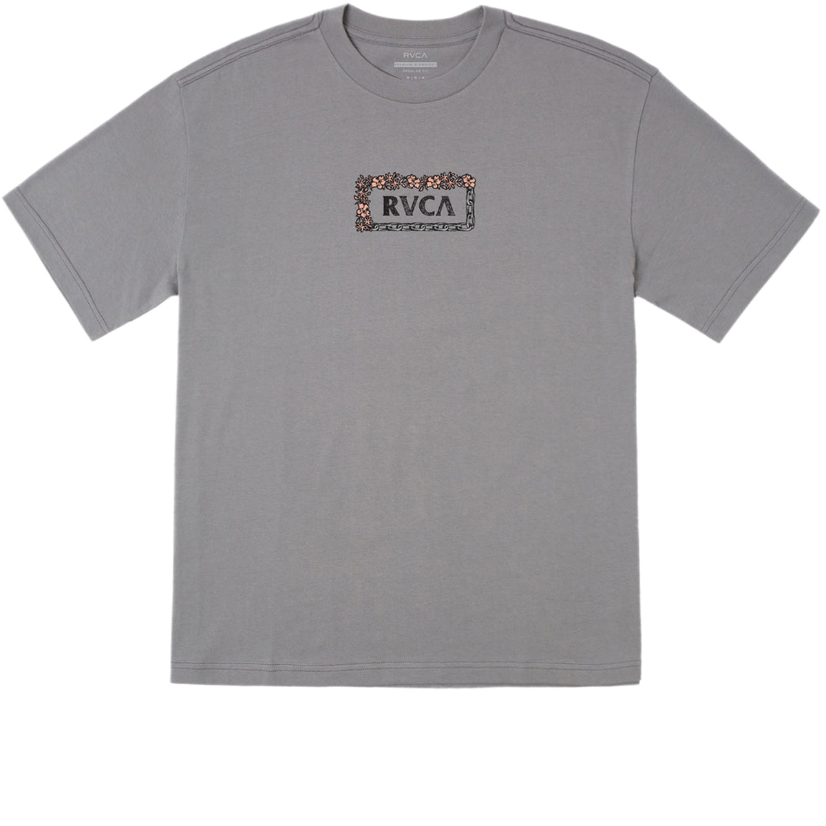RVCA Food Chain T-Shirt - Motors Grey image 2