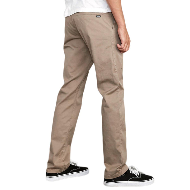 RVCA The Weekend Stretch Pants - Dark Khaki 2