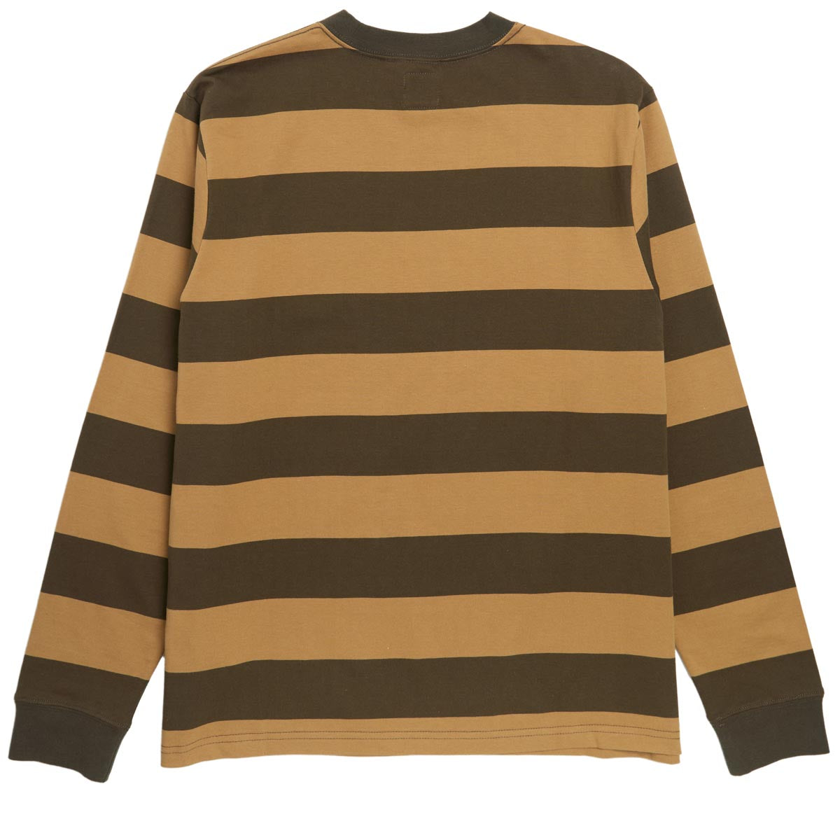RVCA Chainmail Stripe Long Sleeve T-Shirt - Camel image 2