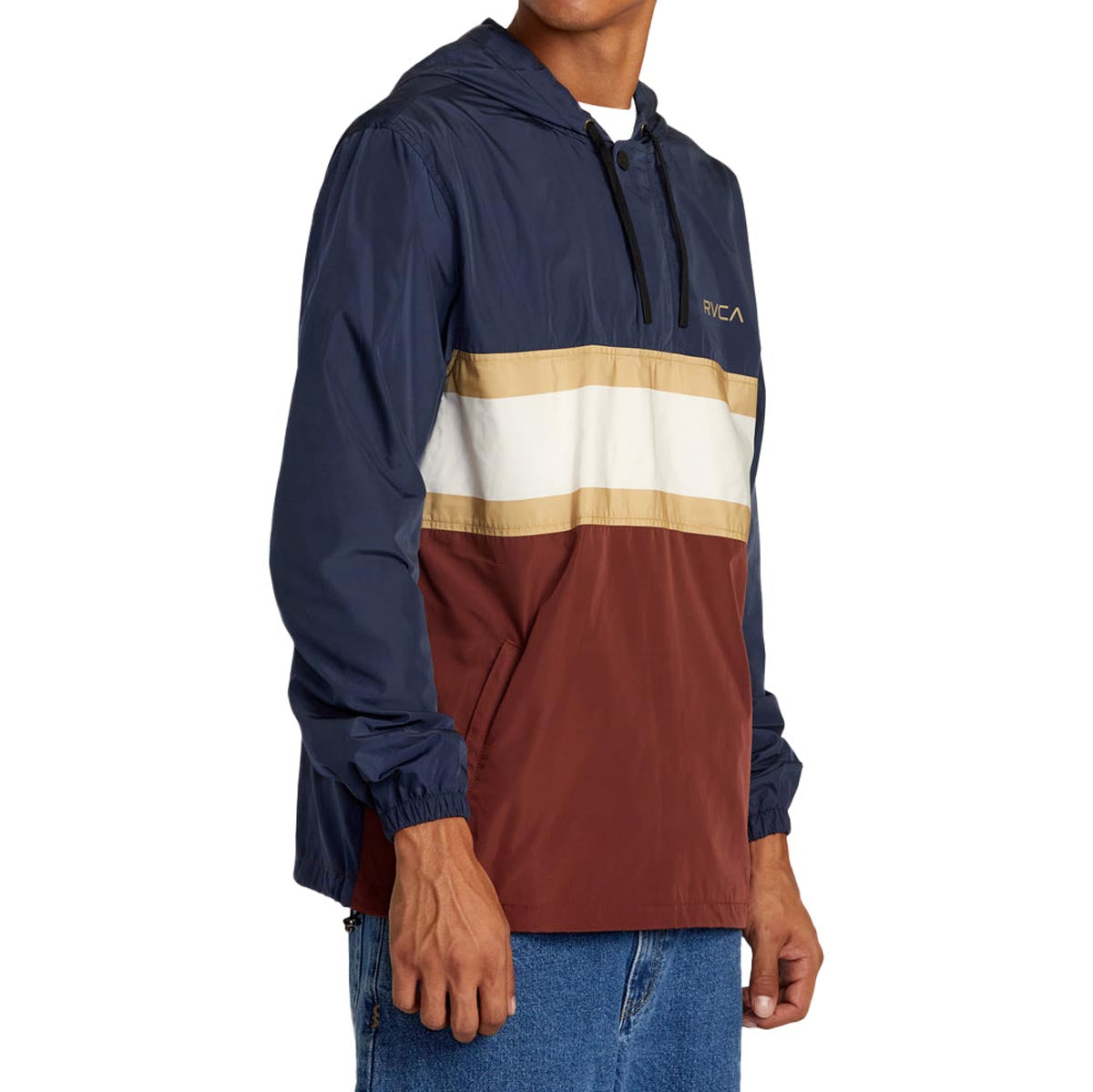 RVCA Meyer II Packable Anorak Jacket - Moody Blue image 6