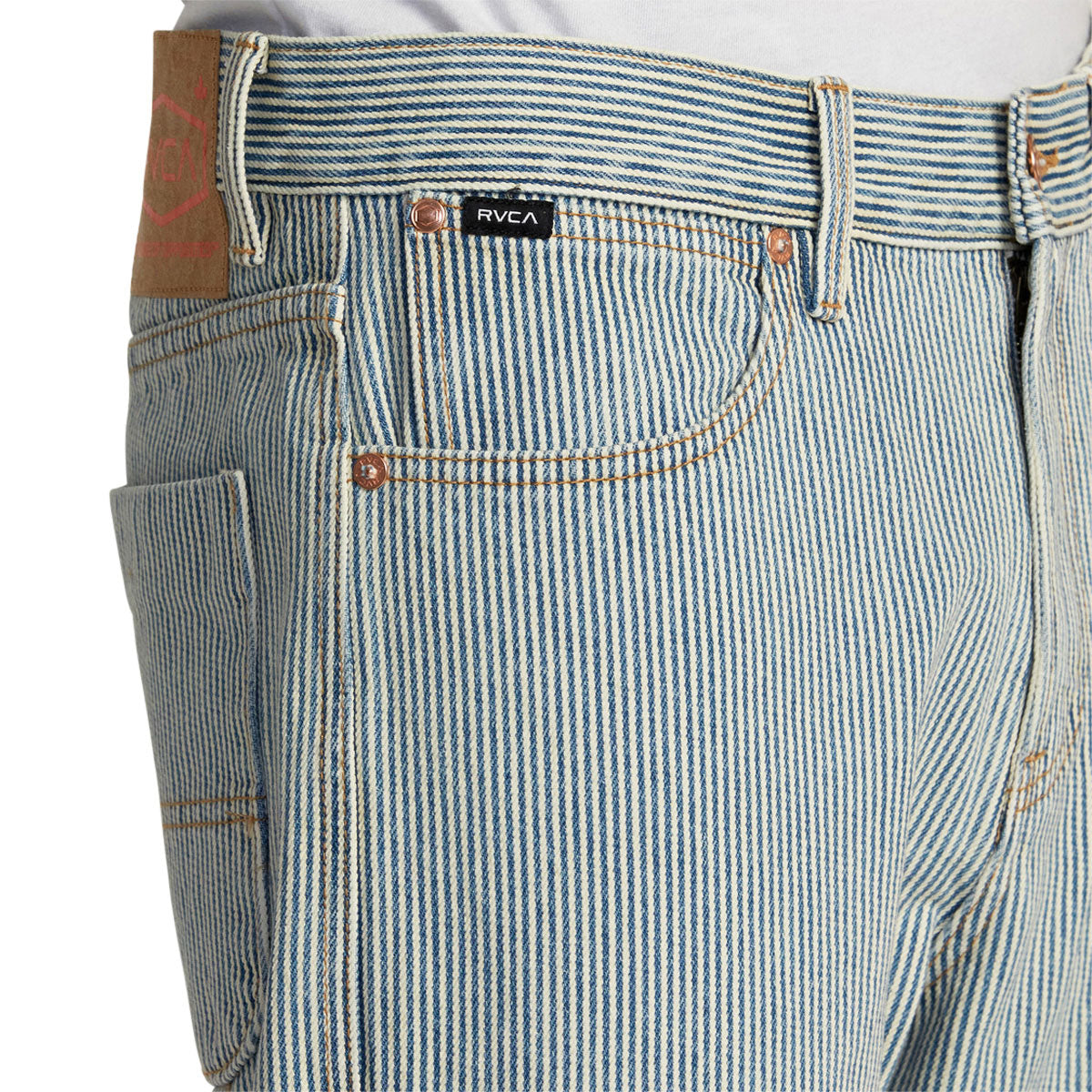 RVCA Chainmail Denim Jeans - Blue Hickory image 3