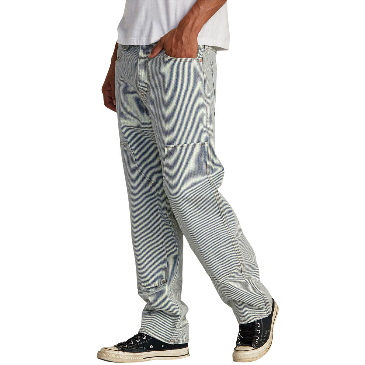 RVCA Chainmail Denim Jeans - Blue Hickory image 4