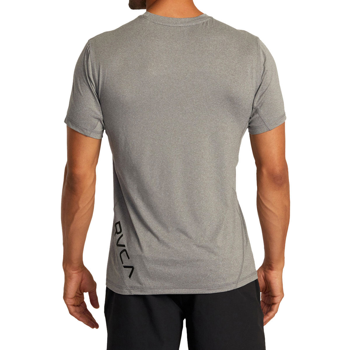 RVCA Sport Vent Sleeve T-Shirt - Heather Grey image 2