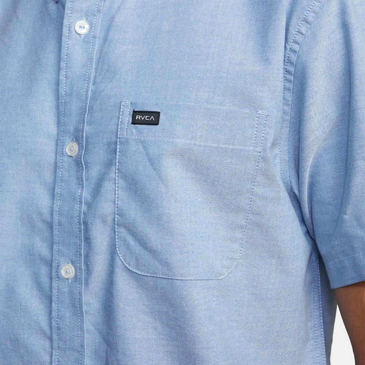 RVCA Thatll Do Stretch Shirt - Oxford Blue 2 image 3