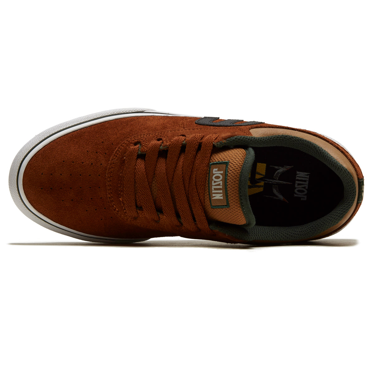 Etnies Joslin Vulc Shoes - Brown/Green image 3