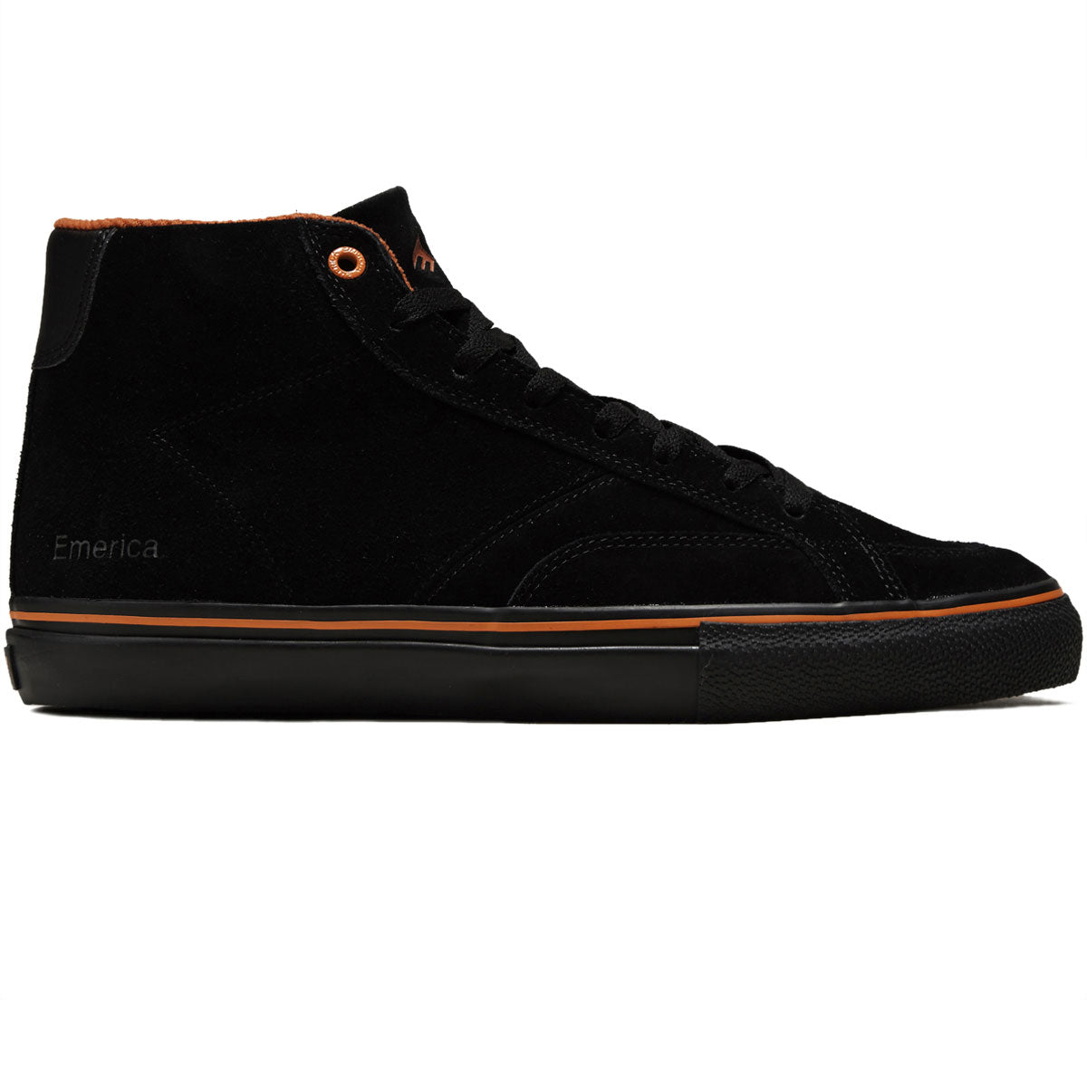 Emerica x Biltwell Omen High Shoes - Black image 1