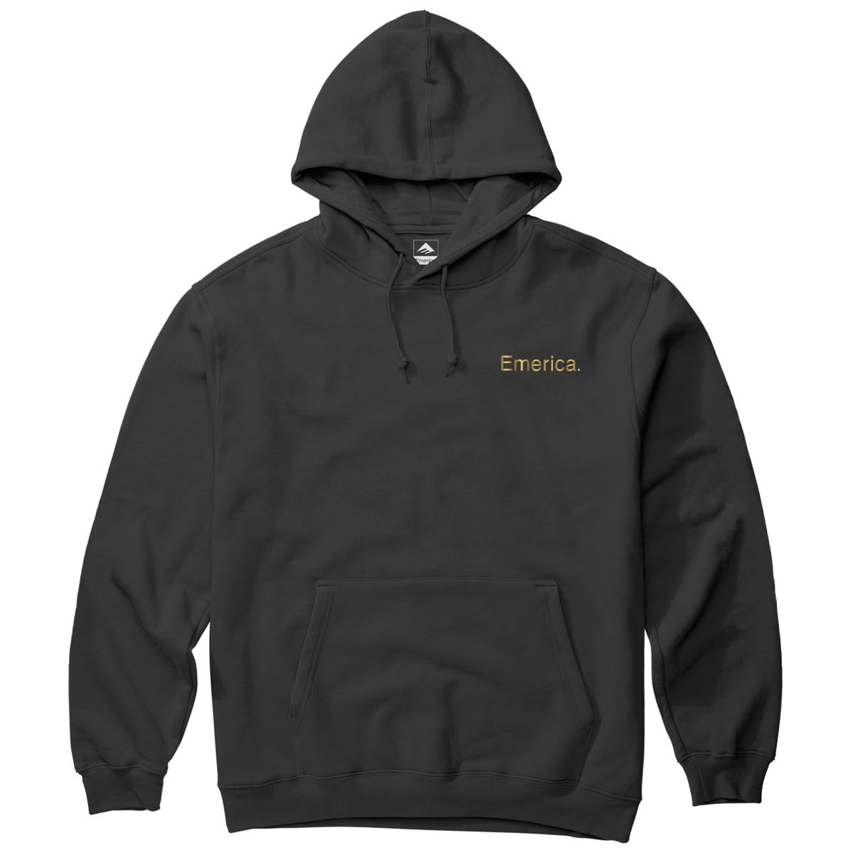 Emerica Lockup Hoodie - Black/Gold image 1