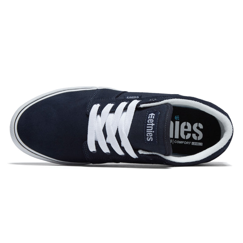 Etnies Barge LS Shoes - Navy/White/Blue