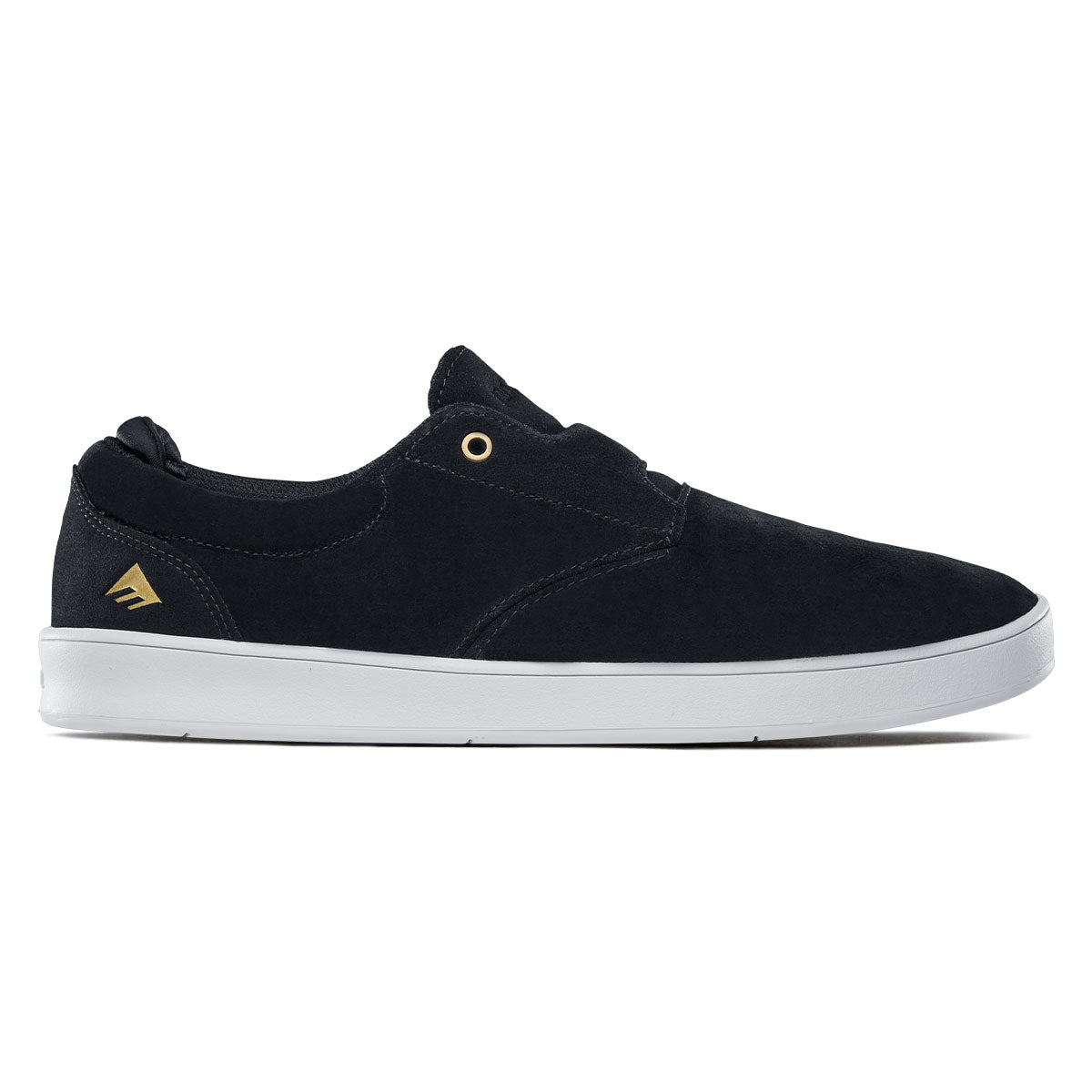 Emerica Romero Skater Shoes - Black/White/Gold image 1