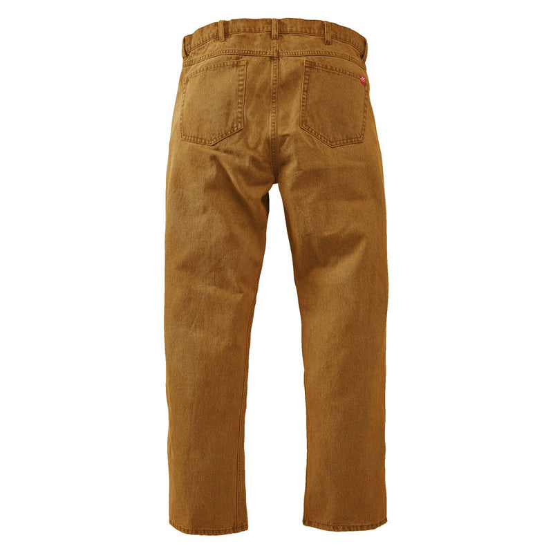 eS Baggy Denim Jeans - Brown