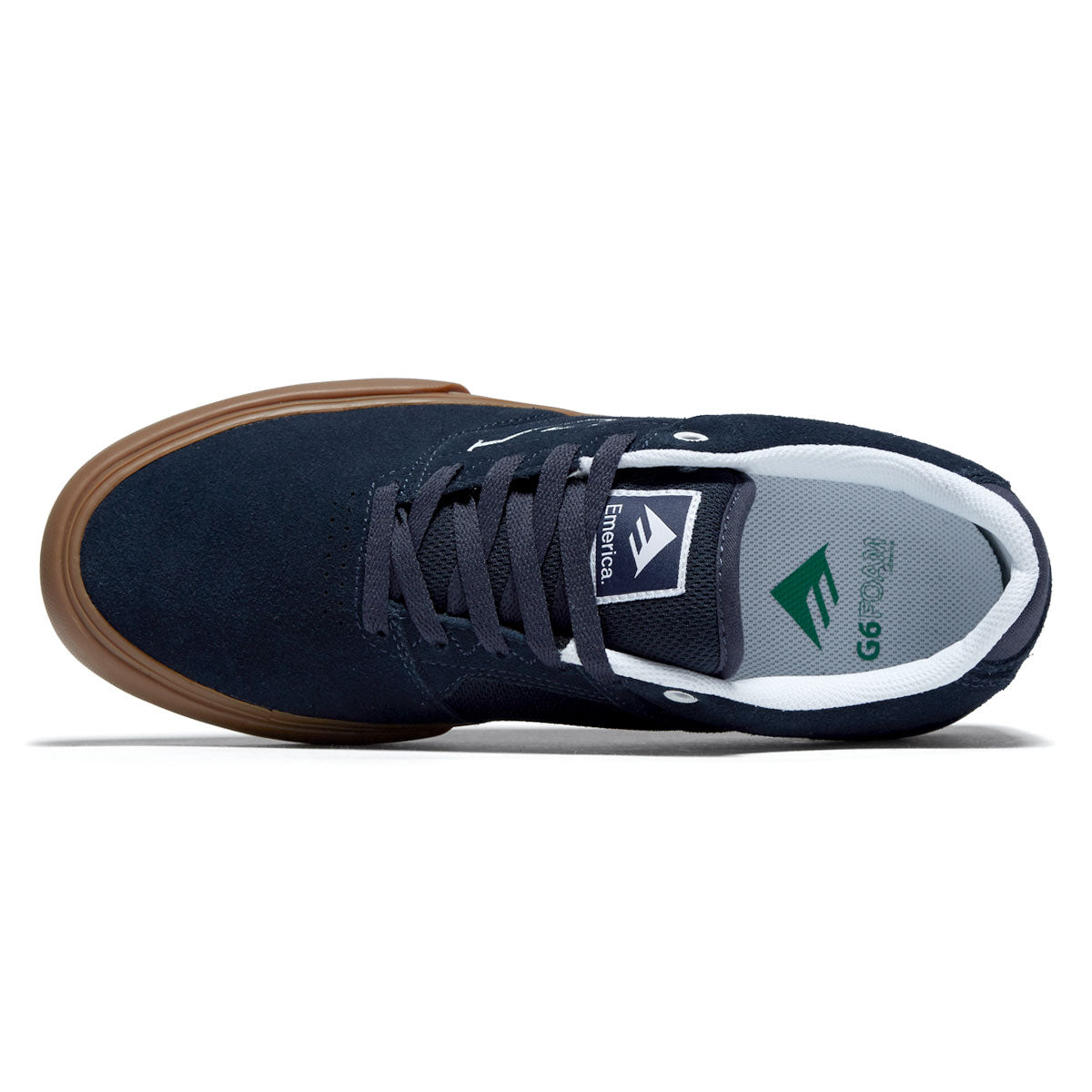 Emerica The Low Vulc Shoes - Navy/Gum image 3