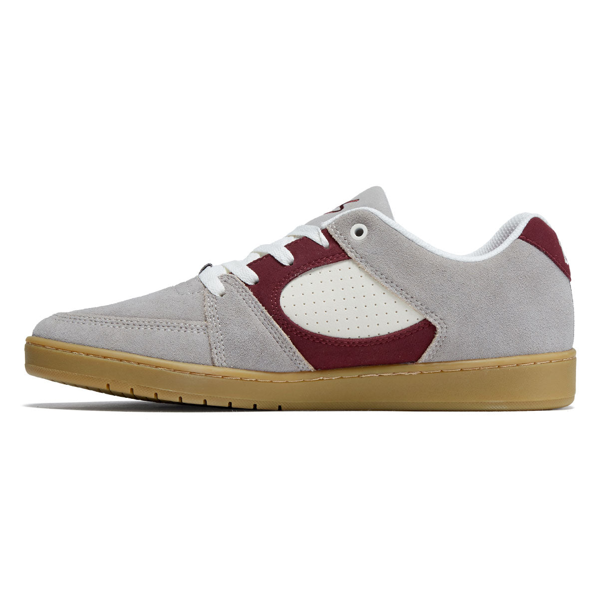eS Accel Slim Shoes - Grey/Burgundy image 2