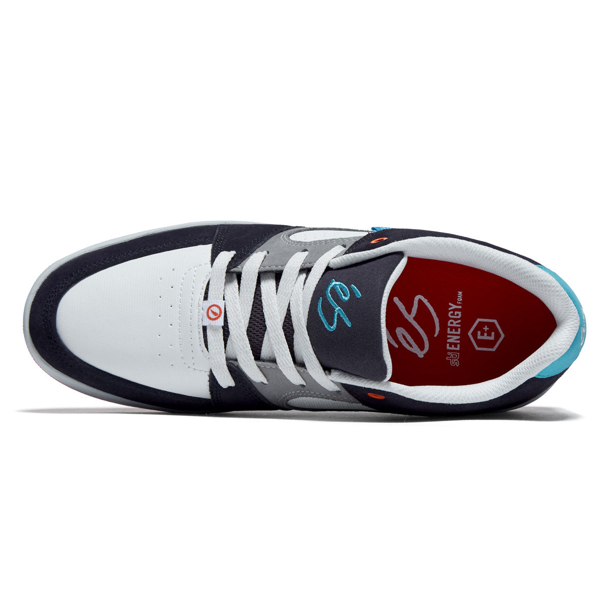 eS Accel Slim Shoes - Navy/Grey/Orange image 3