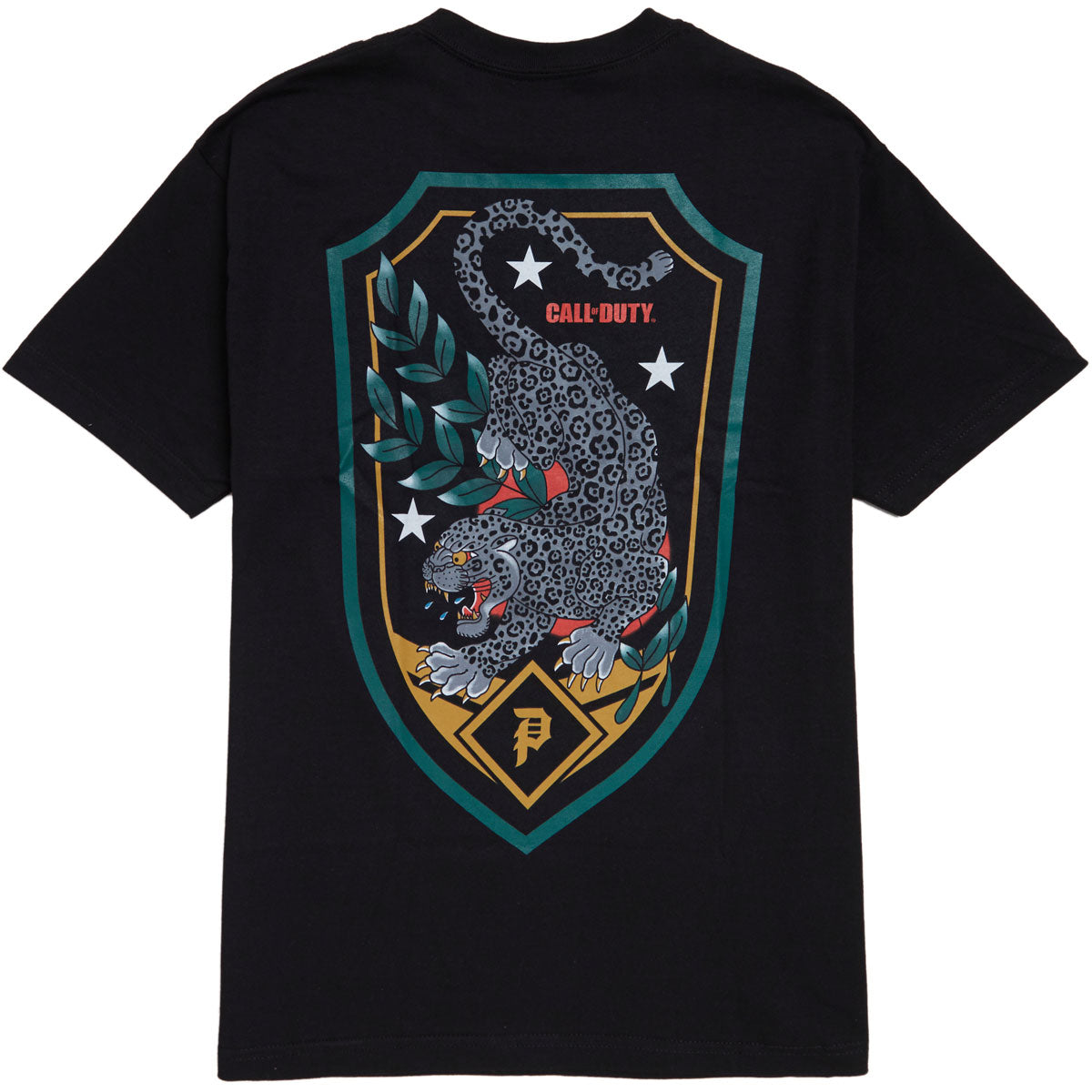 Primitive x Call Of Duty Black Jaguar T-Shirt - Black image 1