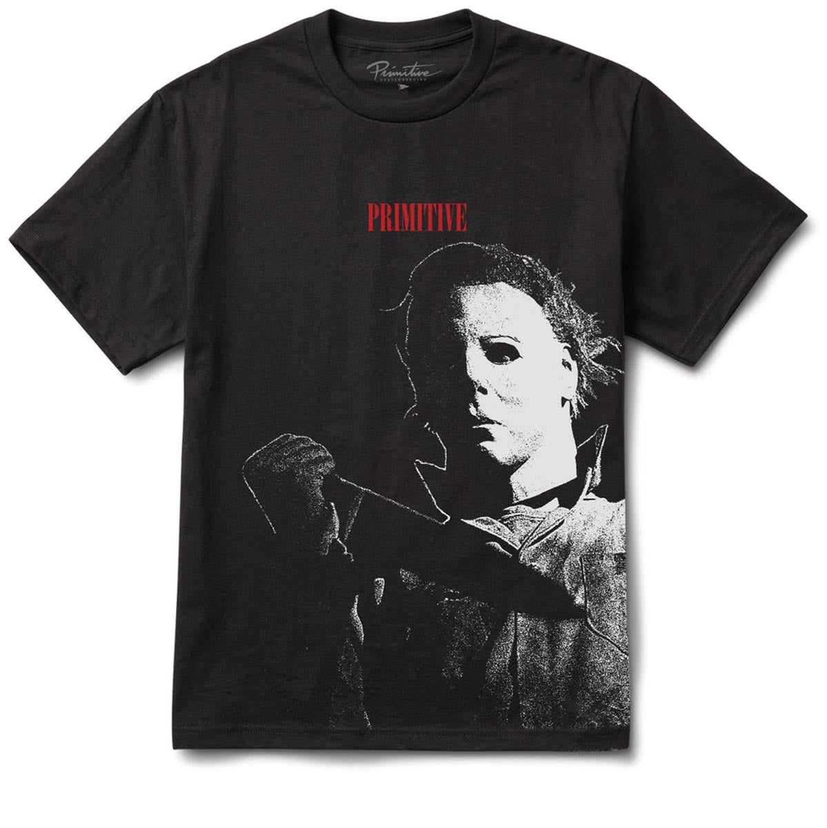 Primitive x Halloween Slasher Heavyweight T-Shirt - Black image 1