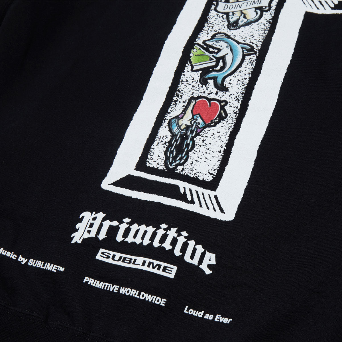 Primitive x Sublime Memory Hoodie - Black image 4