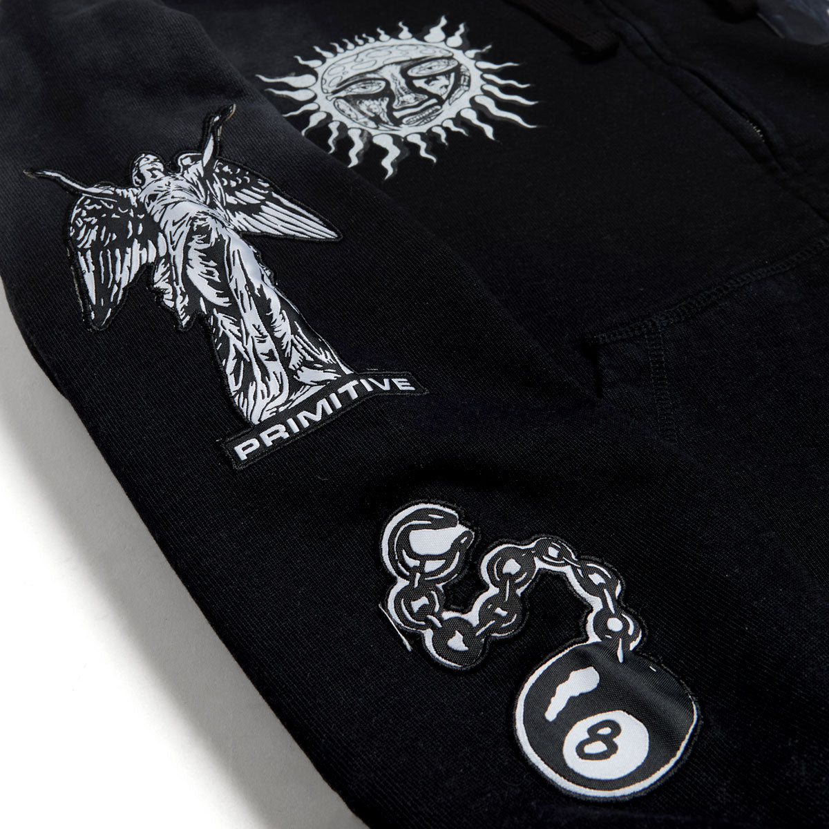 Primitive x Sublime Hello Zip Up Hoodie - Black image 5