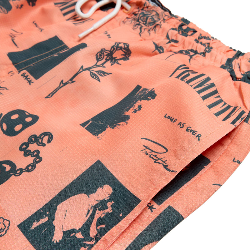 Primitive x Sublime Boardwalk Shorts - Coral