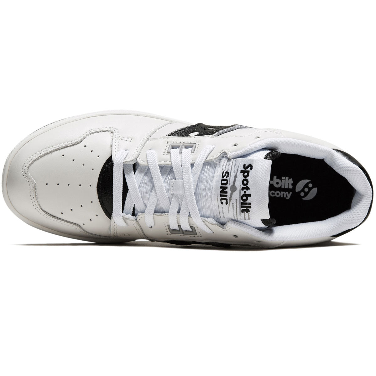 Saucony Sonic Low Shoes - White/Black image 3