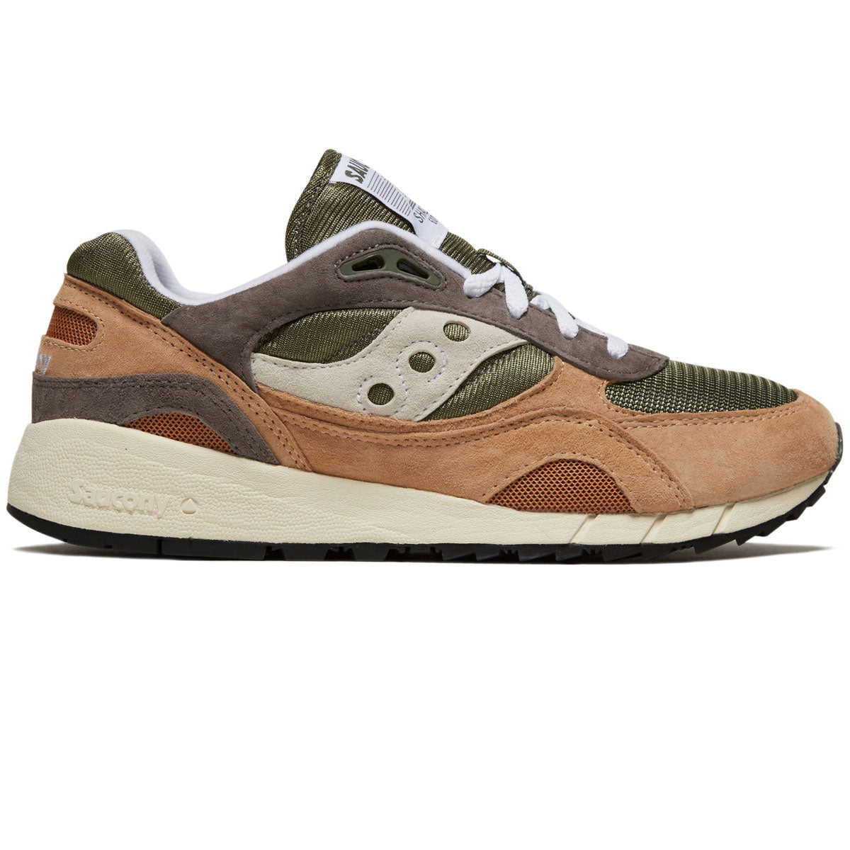Saucony Shadow 6000 Shoes - Green/Brown image 1