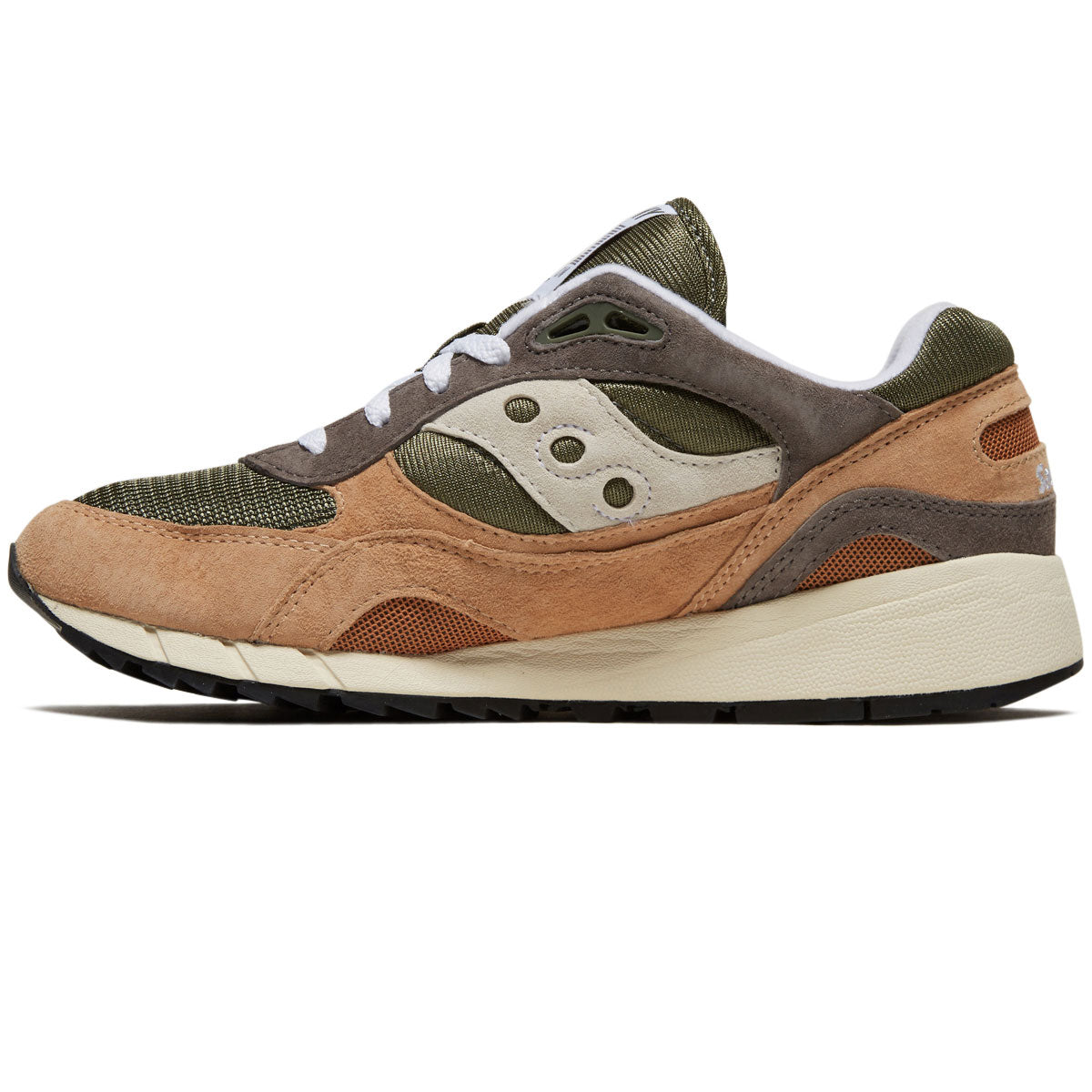 Saucony Shadow 6000 Shoes - Green/Brown image 2