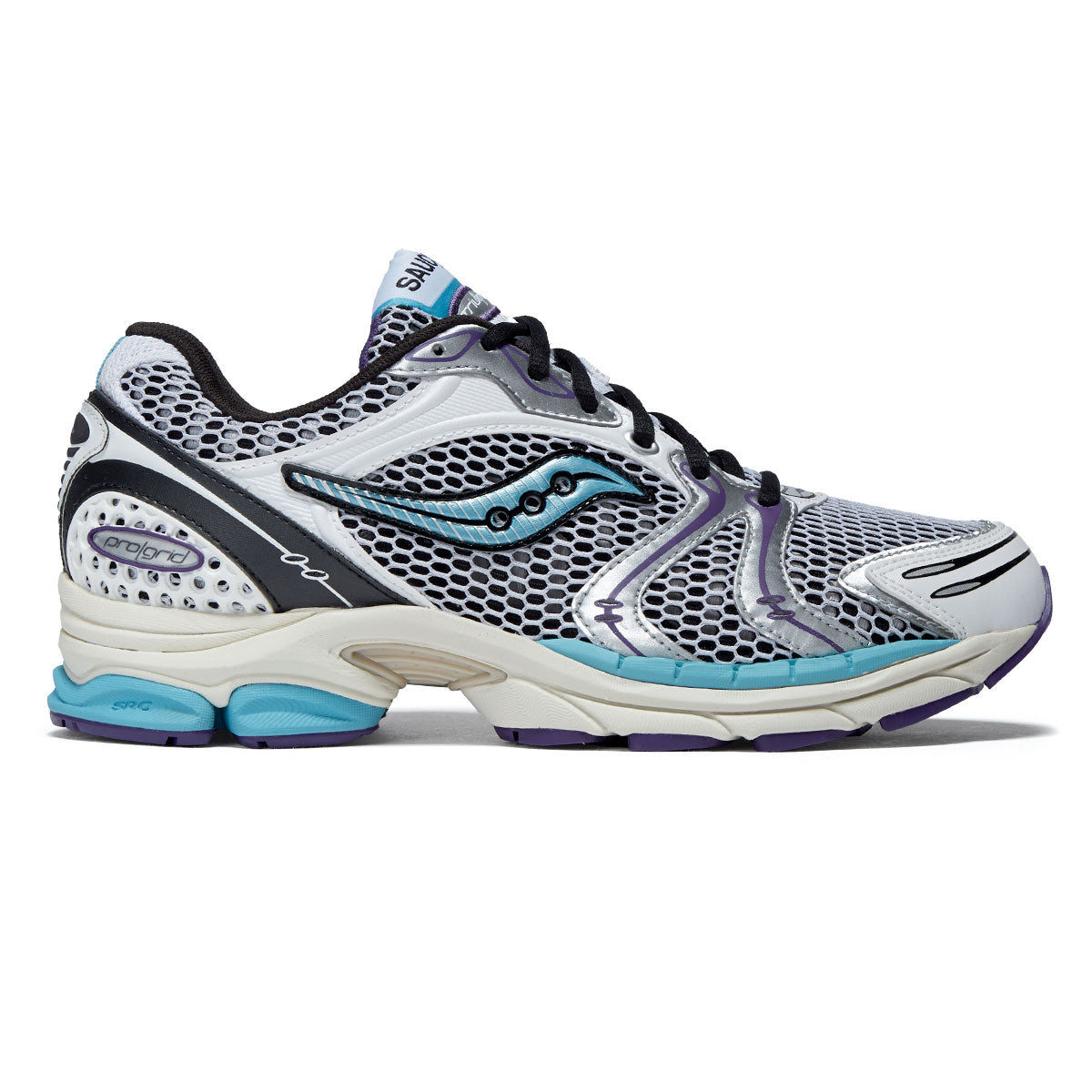 Saucony Progrid Triumph 4 Shoes - White/Blue image 1