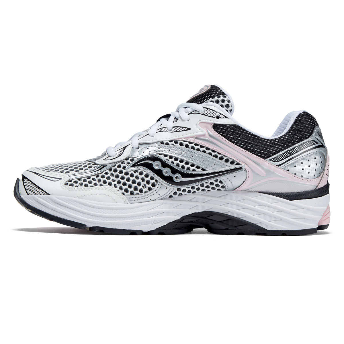 Saucony Progrid Omni 9 Shoes - Silver/Pink image 2