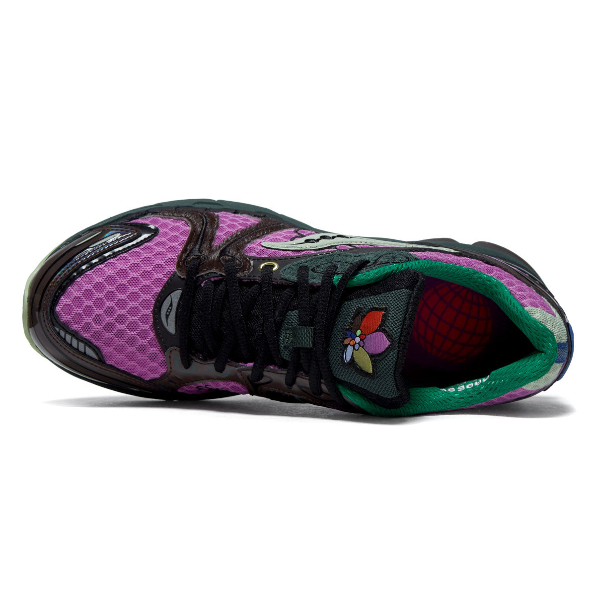 Saucony x Jae Tips Progird Triumph 4 Shoes - Violet/Earth image 3