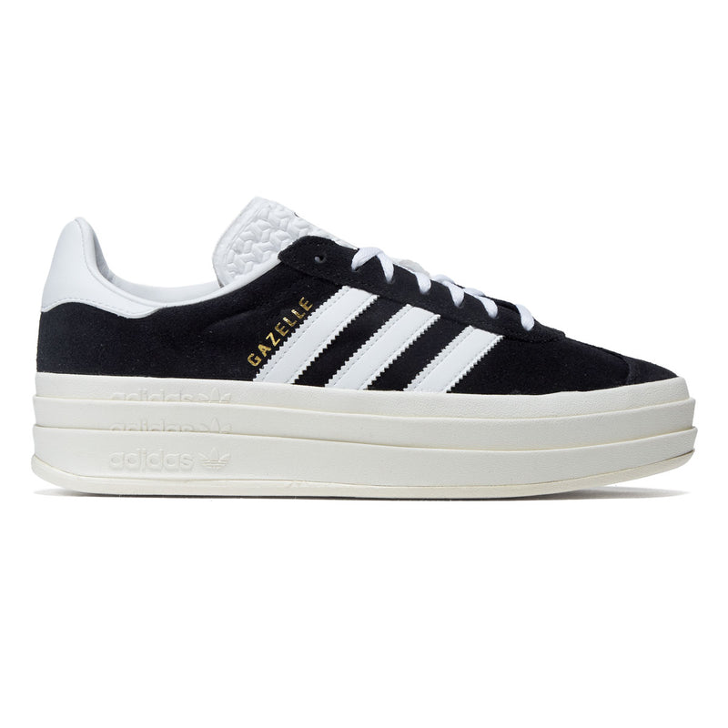 Adidas Womens Gazelle Bold Shoes - Core Black/Ftwr White/Core White