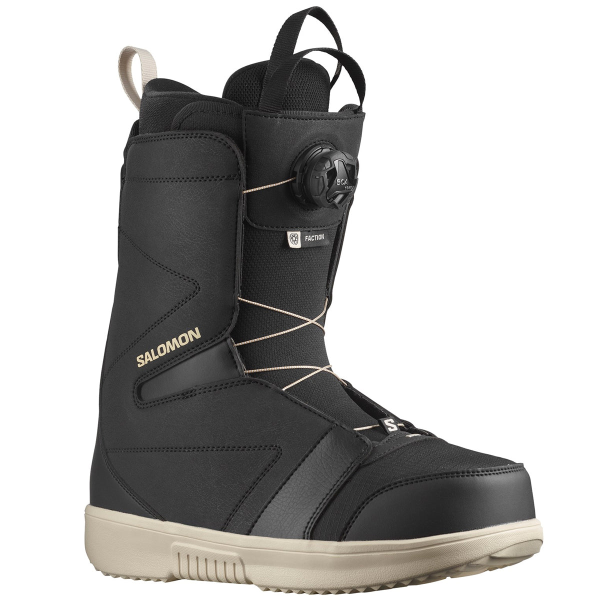 Salomon Faction Boa 2024 Snowboard Boots - Black/Black/Rain image 1