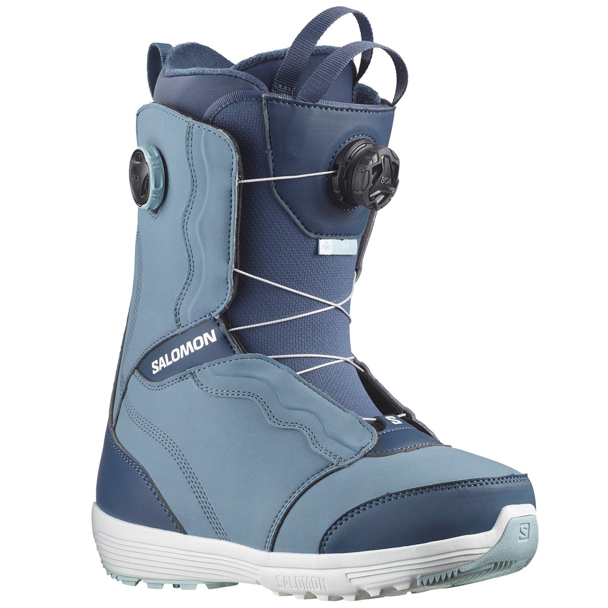 Salomon Womens Ivy Boa 2024 Snowboard Boots - Copen Blue/Sail image 1