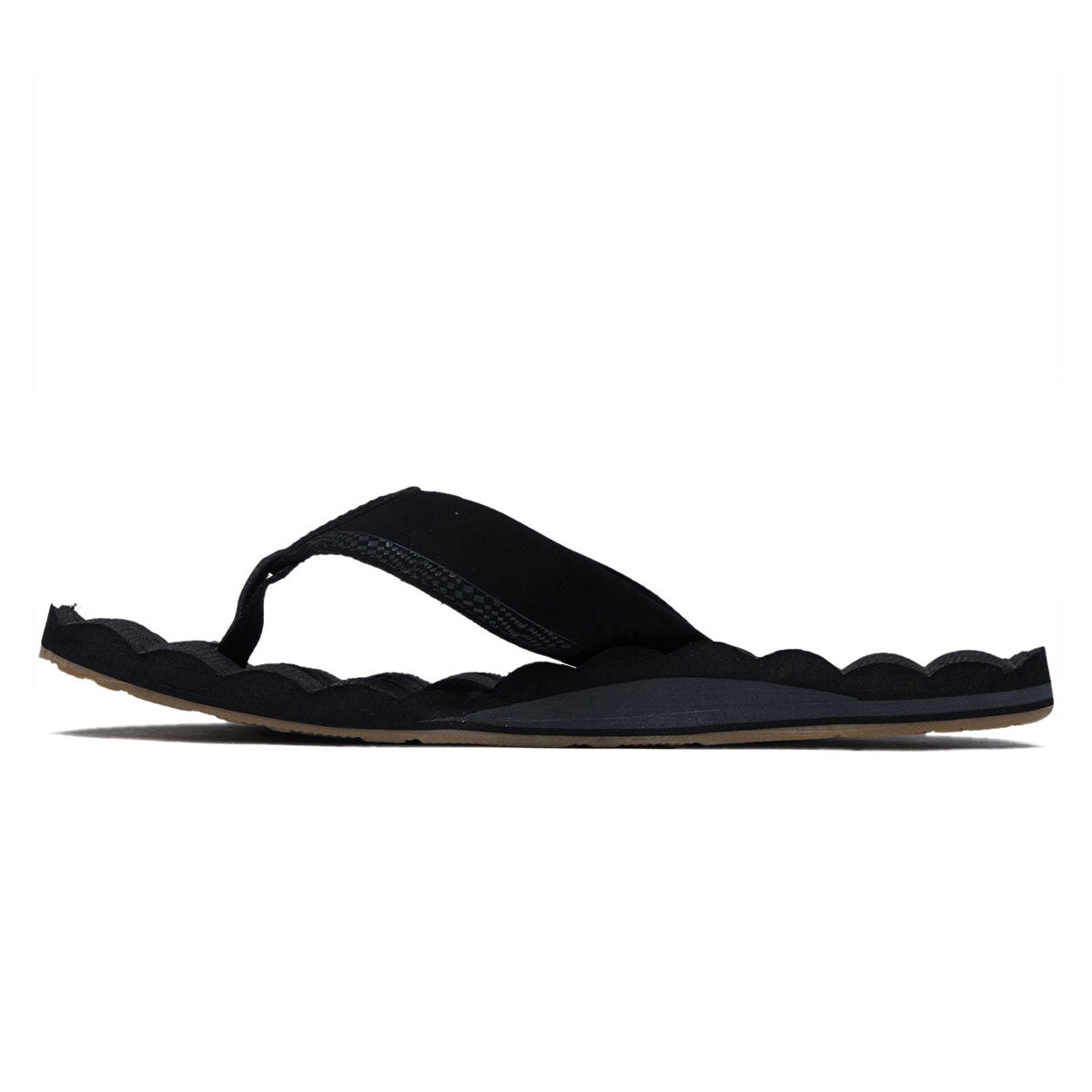 Volcom Recliner Sandal Shoes - Black Destructo image 2