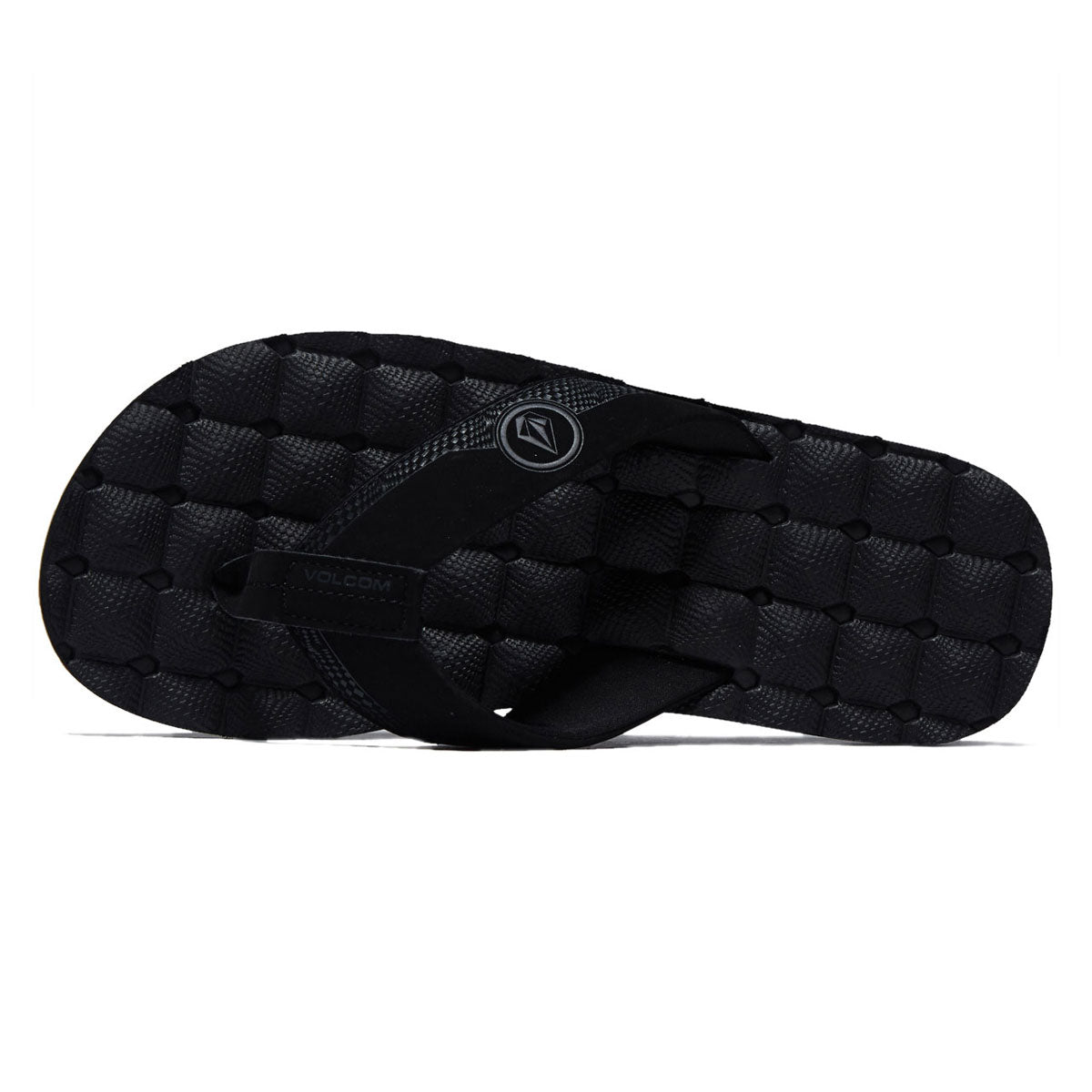 Volcom Recliner Sandal Shoes - Black Destructo image 3