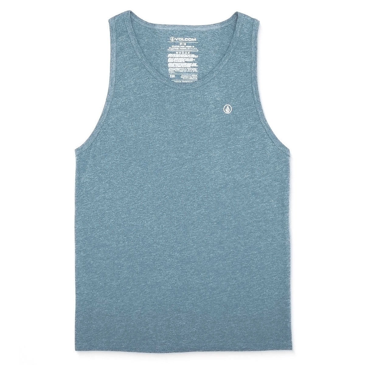 Volcom Solid Heather Tank Top - Stormy Blue 2025 image 1