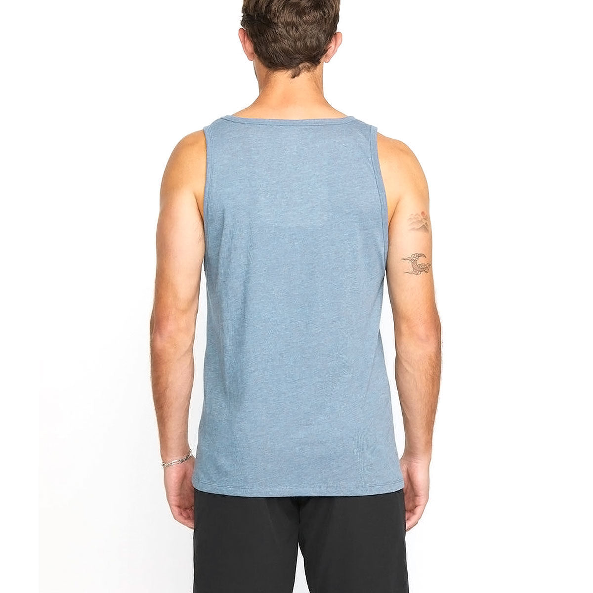 Volcom Solid Heather Tank Top - Stormy Blue 2025 image 4