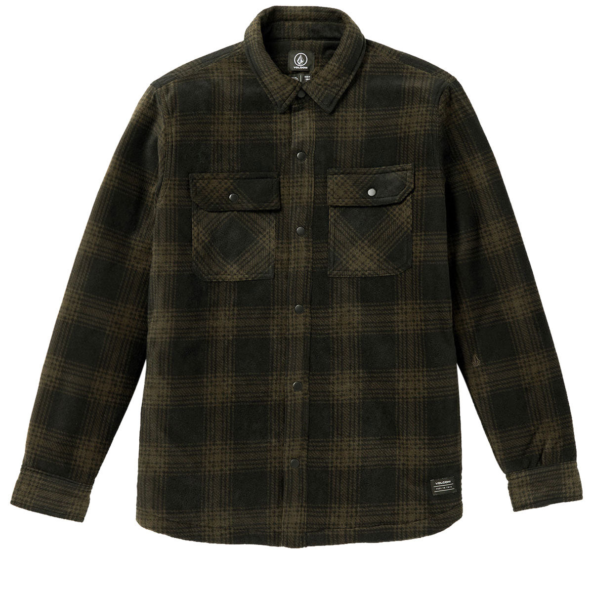 Volcom Bowered Fleece Shirt Jacket - Bison image 1
